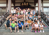 子供会 野津原専念寺 稲刈りの体験学習 子供会 野津原専念寺 稲刈りの体験学習